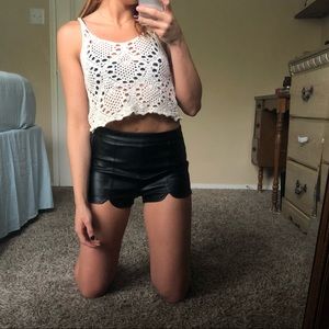 H&M Festival Crochet Crop Top